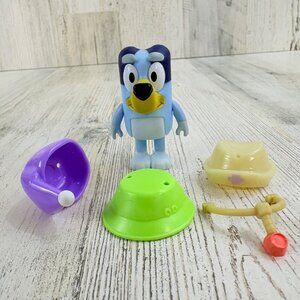 Bluey with HATS Flat Ears Chip Shop Hat Nurse Doctor Fishing Dress Up Set NEW